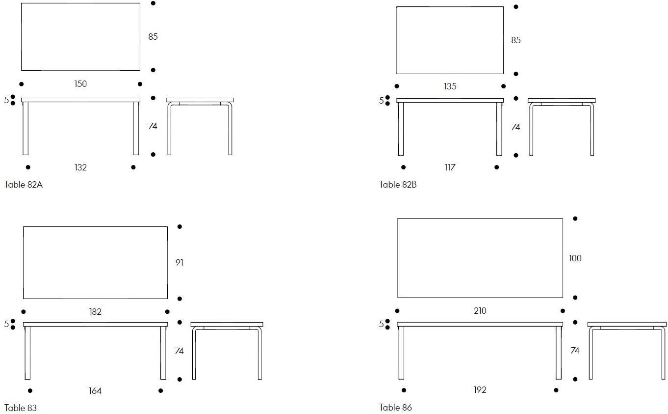 Artek Прямоугольный деревянный стол L-leg sun-id-1448894 - Вид №9