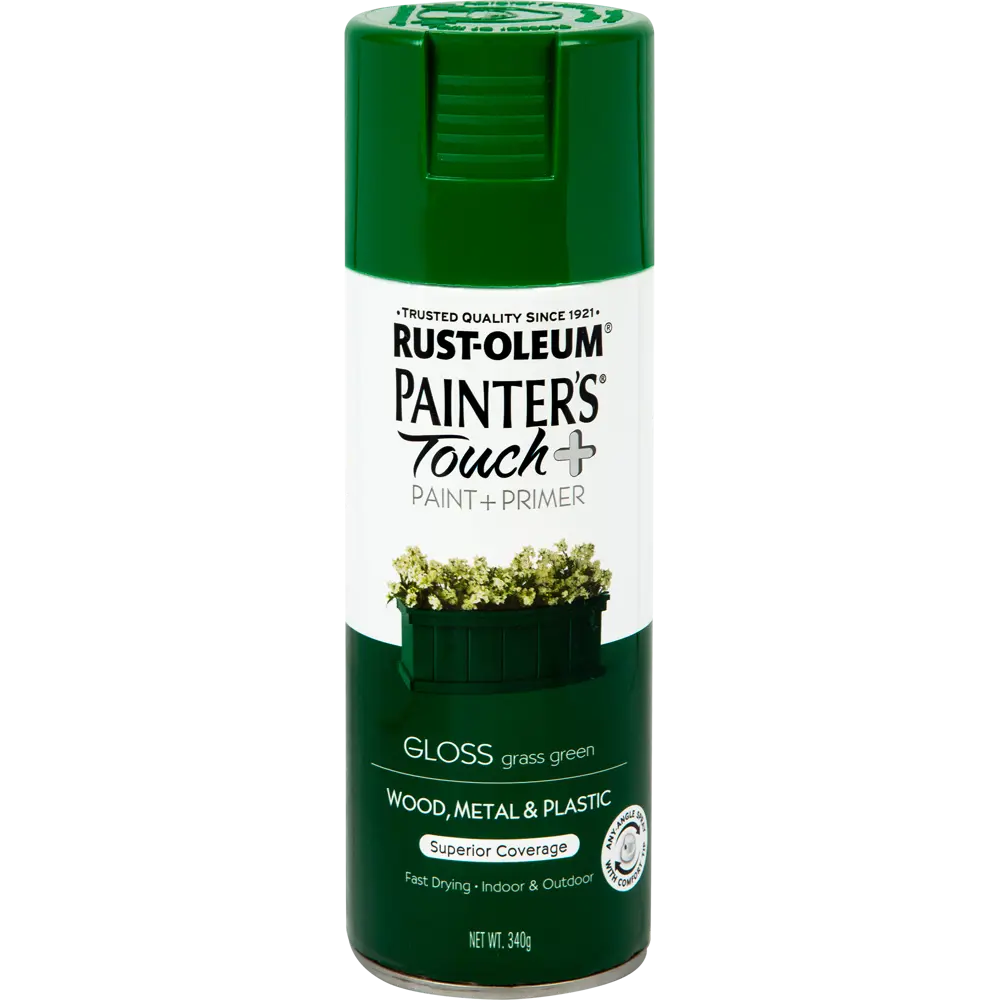 Краска аэрозольная Paint Touch глянцевая цвет зелёный 340 г 13366888 STLM-2096663 RUST-OLEUM 