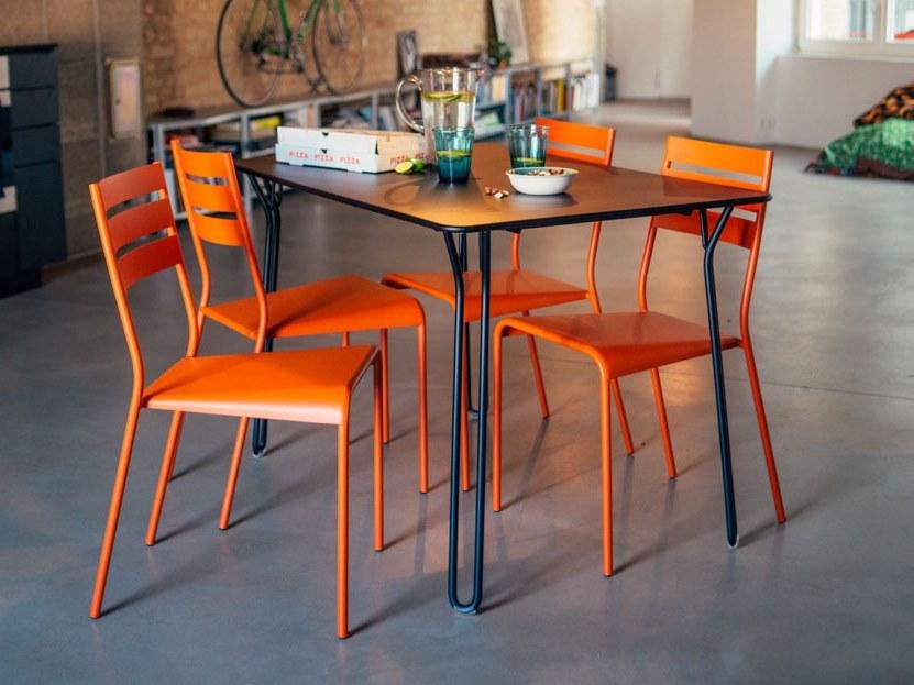 Fermob Прямоугольный садовый стол из стали Surprising 1230 - Вид №1