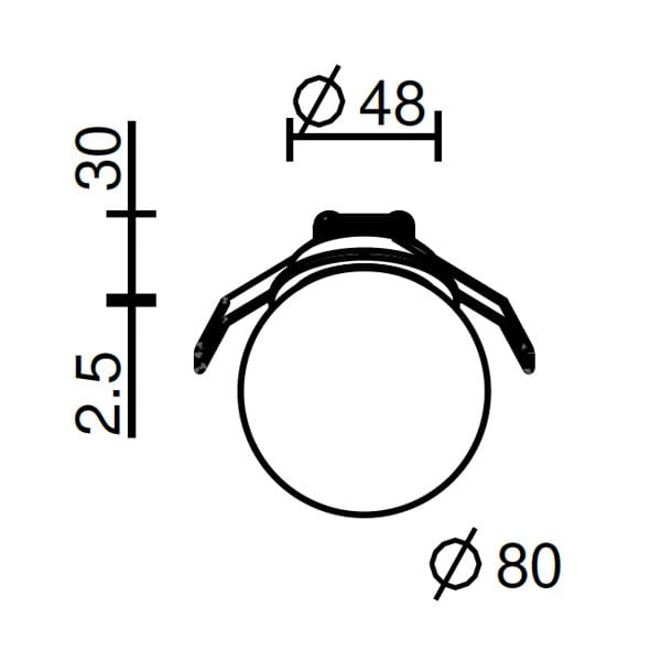 Выдувное стекло светодиодный настенный светильник Brillamenti ZBowl ARCH-00120123 - Вид №2
