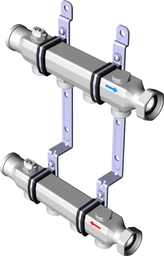 586 225 Модель 1078 Трубопроводные системы  Viega Smartpress  Коллекторы Santreyd  - Вид №2