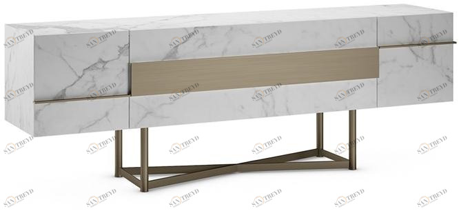 Reflex Комод с дверцами, покрытыми стеклом под мрамор Musa sun-id-1379471