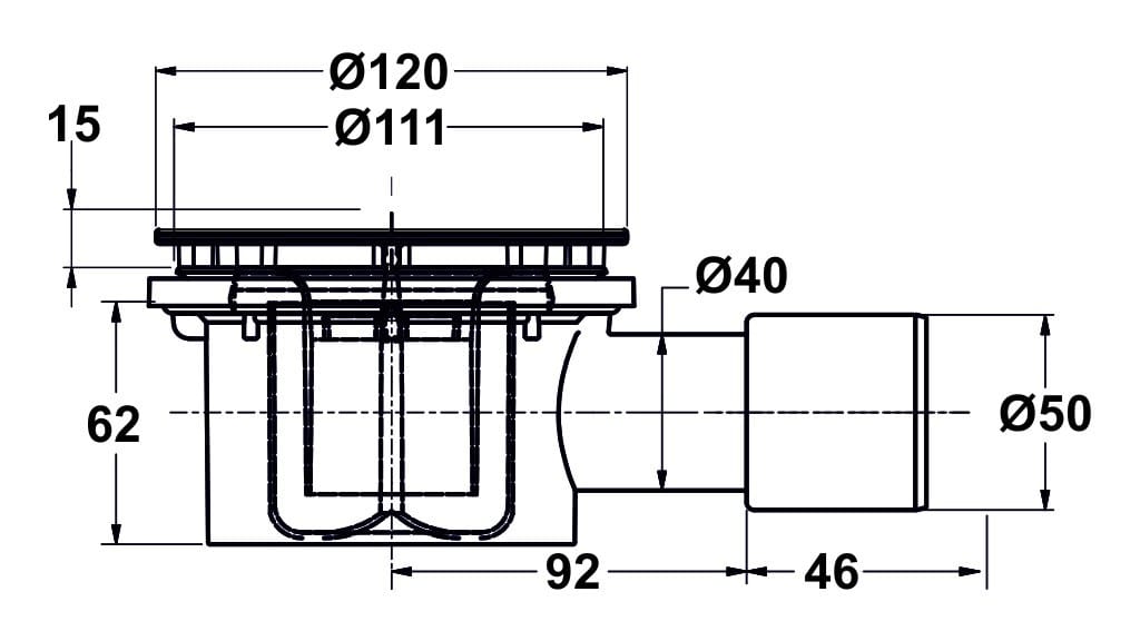 Слив для душа ABS Bonomini Трин ARCH-00049139 - Вид №8