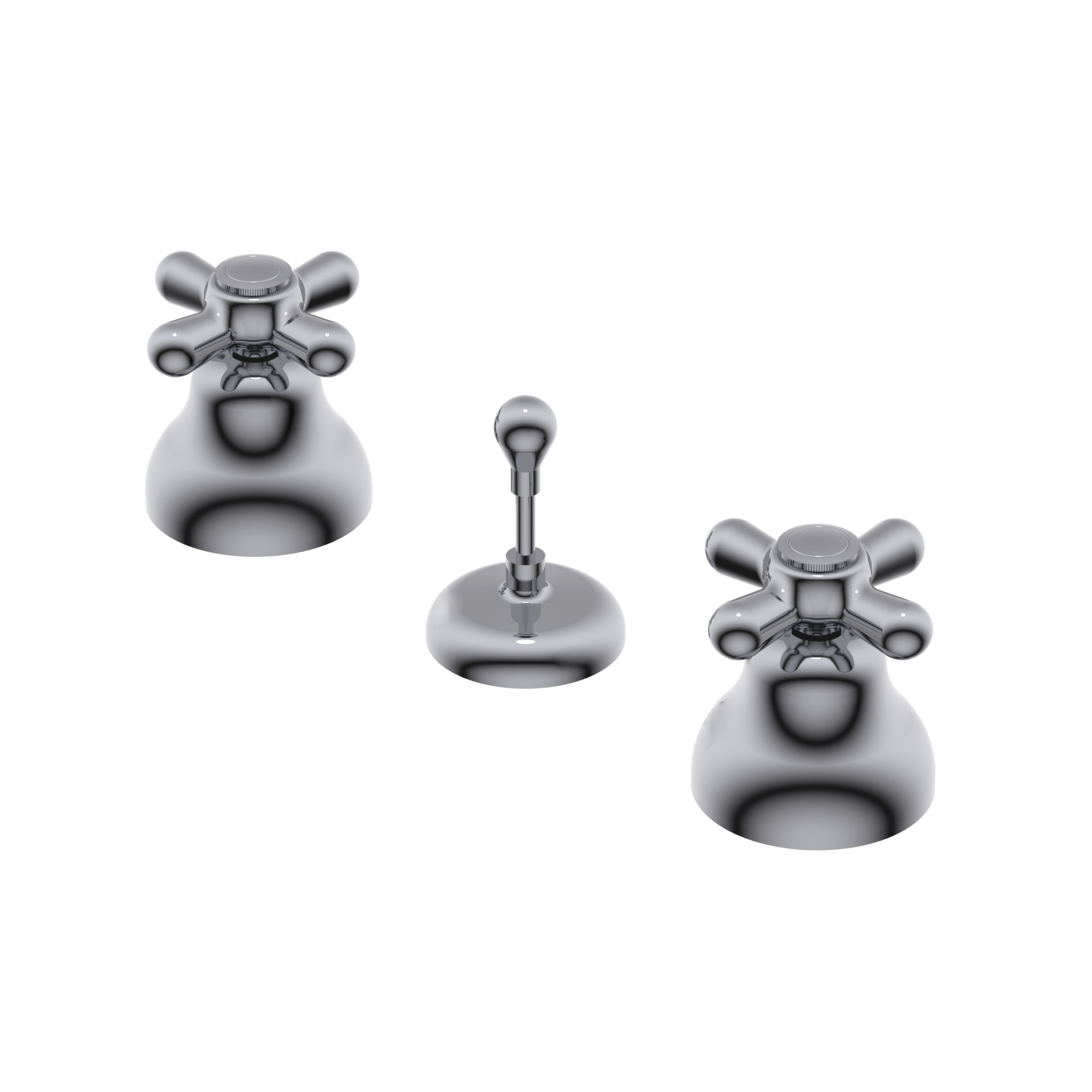 PR42022 Биде с тремя отверстиями без излива Ritmonio Ritrò