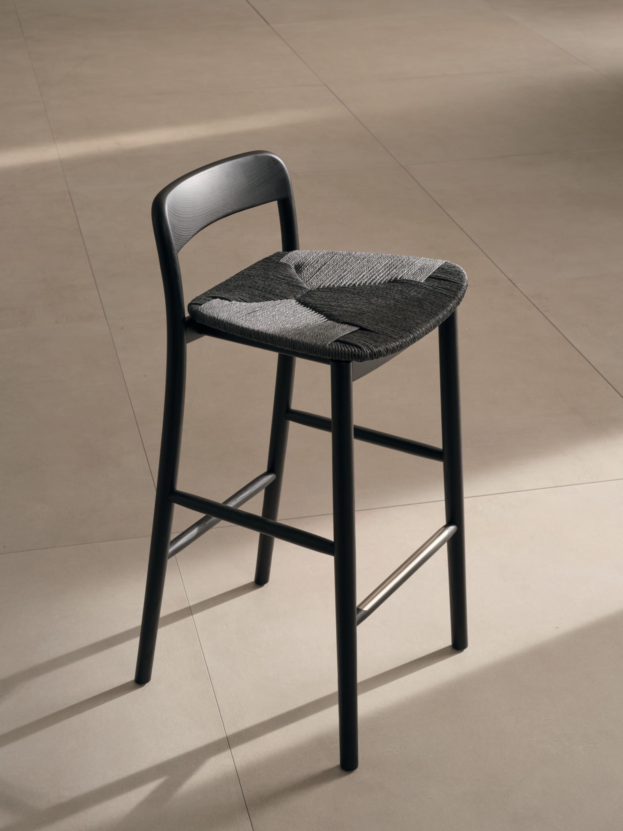 Высокий стул из ясеня с плетеным веревочным сиденьем DE PADOVA Villetta ARCH-00149879 - Вид №4