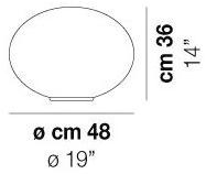 Vetreria Vistosi Настольная лампа из дутого стекла Lucciola sun-id-1453031 - Вид №1