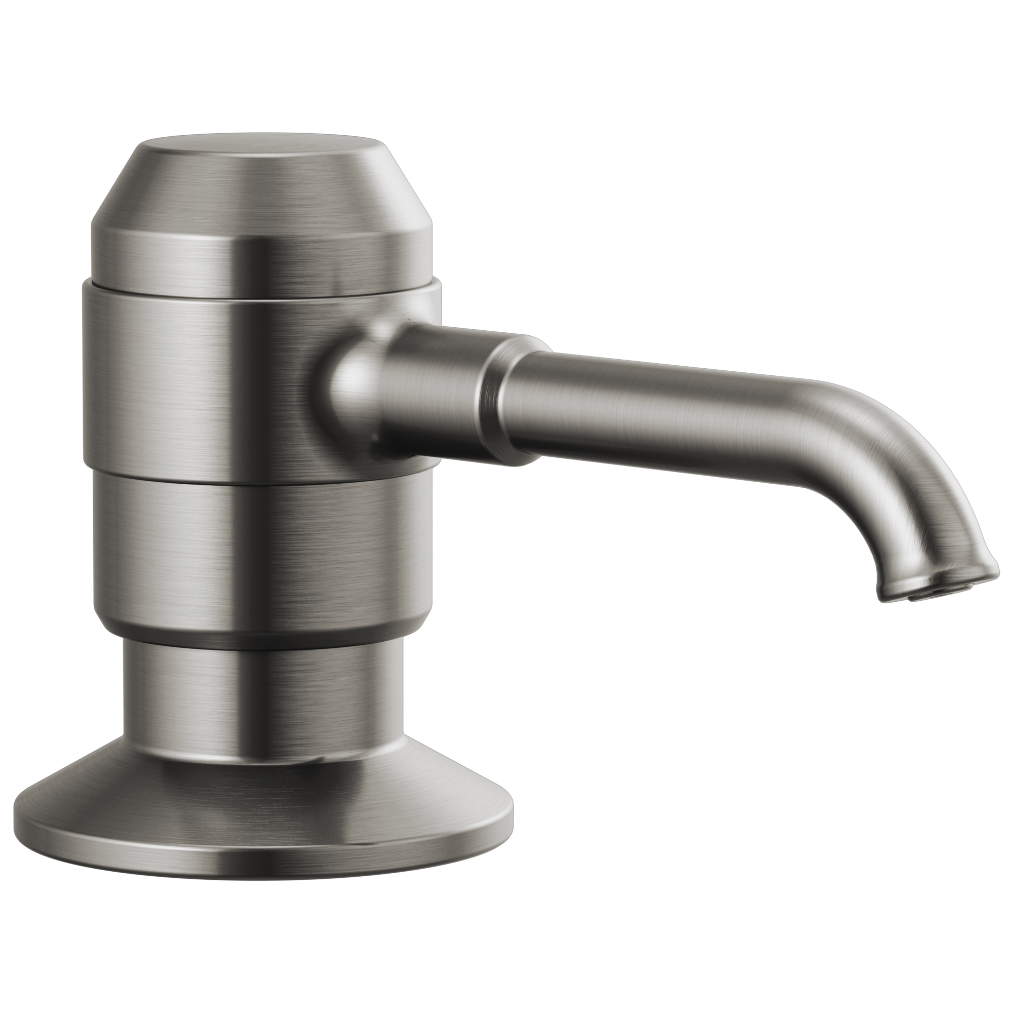 RP100632KS Дозатор мыла / лосьона с бутылкой Delta Faucet Broderick Черный нержавеющий 