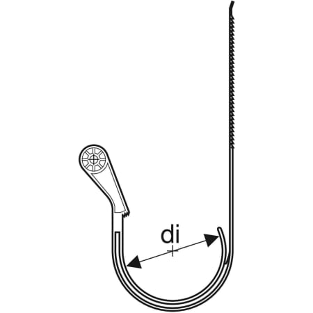 363.050.00.1 Хомут Geberit GIS для канализационной трубы Geberit  - Вид №2