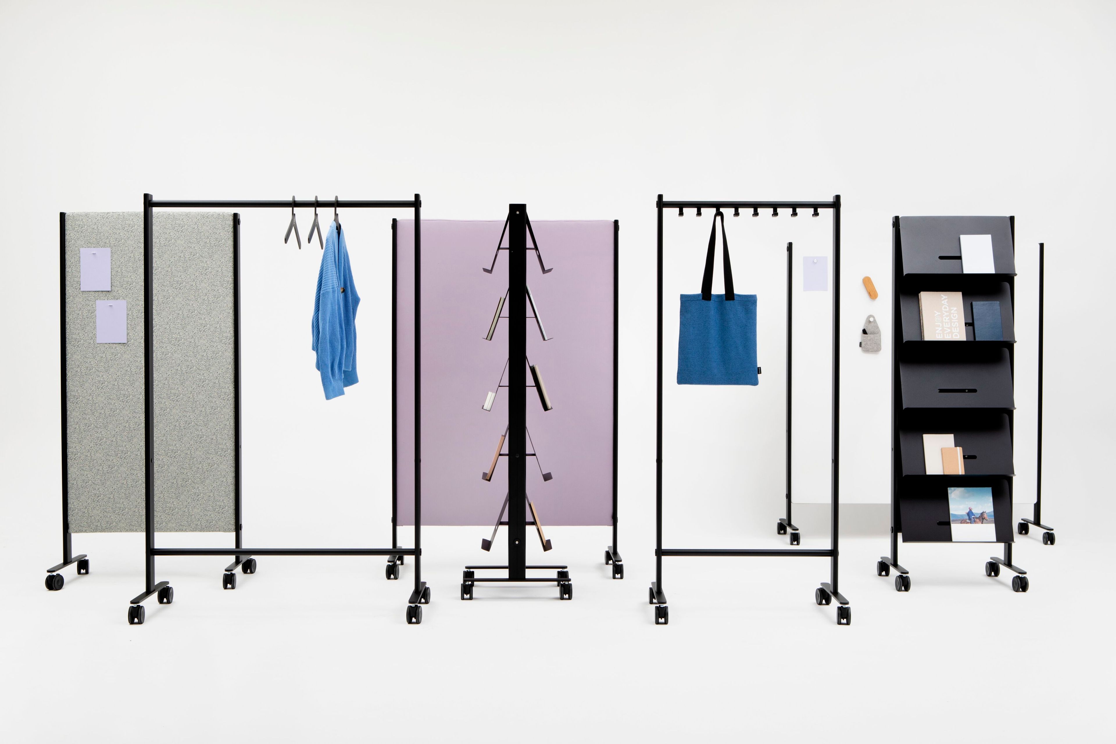 Звукопоглощающая ткань мобильный офис перегородка Cascando Round20 ARCH-00038017 - Вид №1