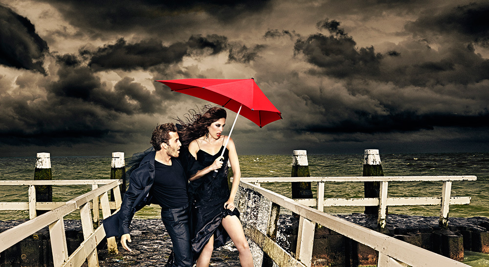 2011047 Зонт-трость ° original passion red SENZ  - Вид №3