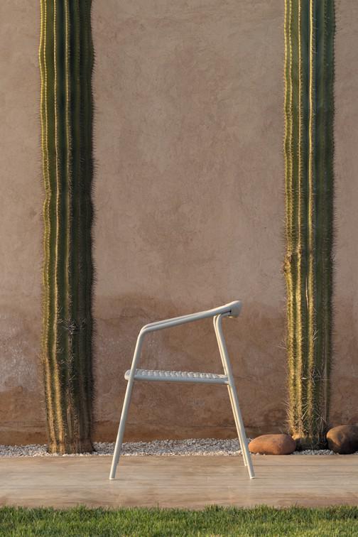 Стул кремень веревка 4,5мм перец + teak Manutti Duo MNST37 - Вид №4