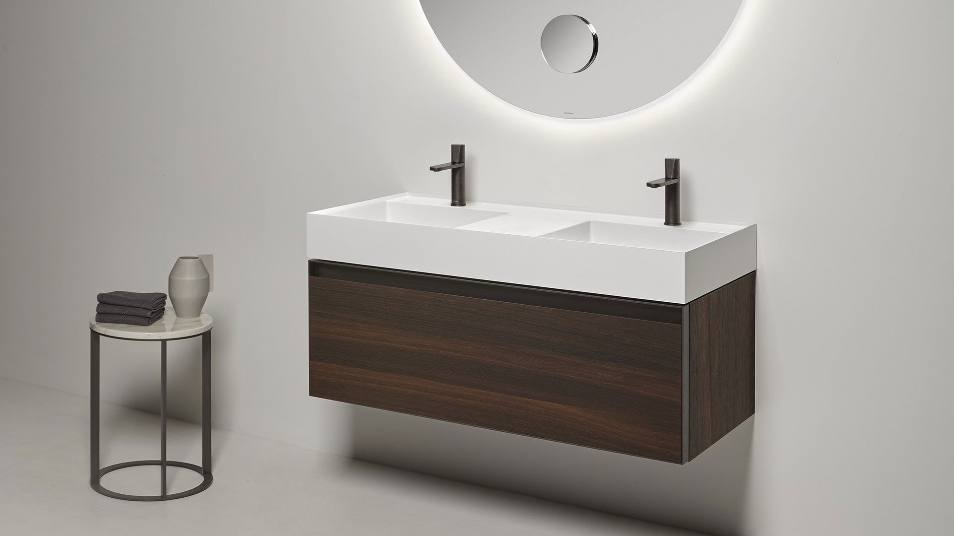 Graffiomood Подвесная раковина настенная прямоугольная Antoniolupi  белая  - Вид №12