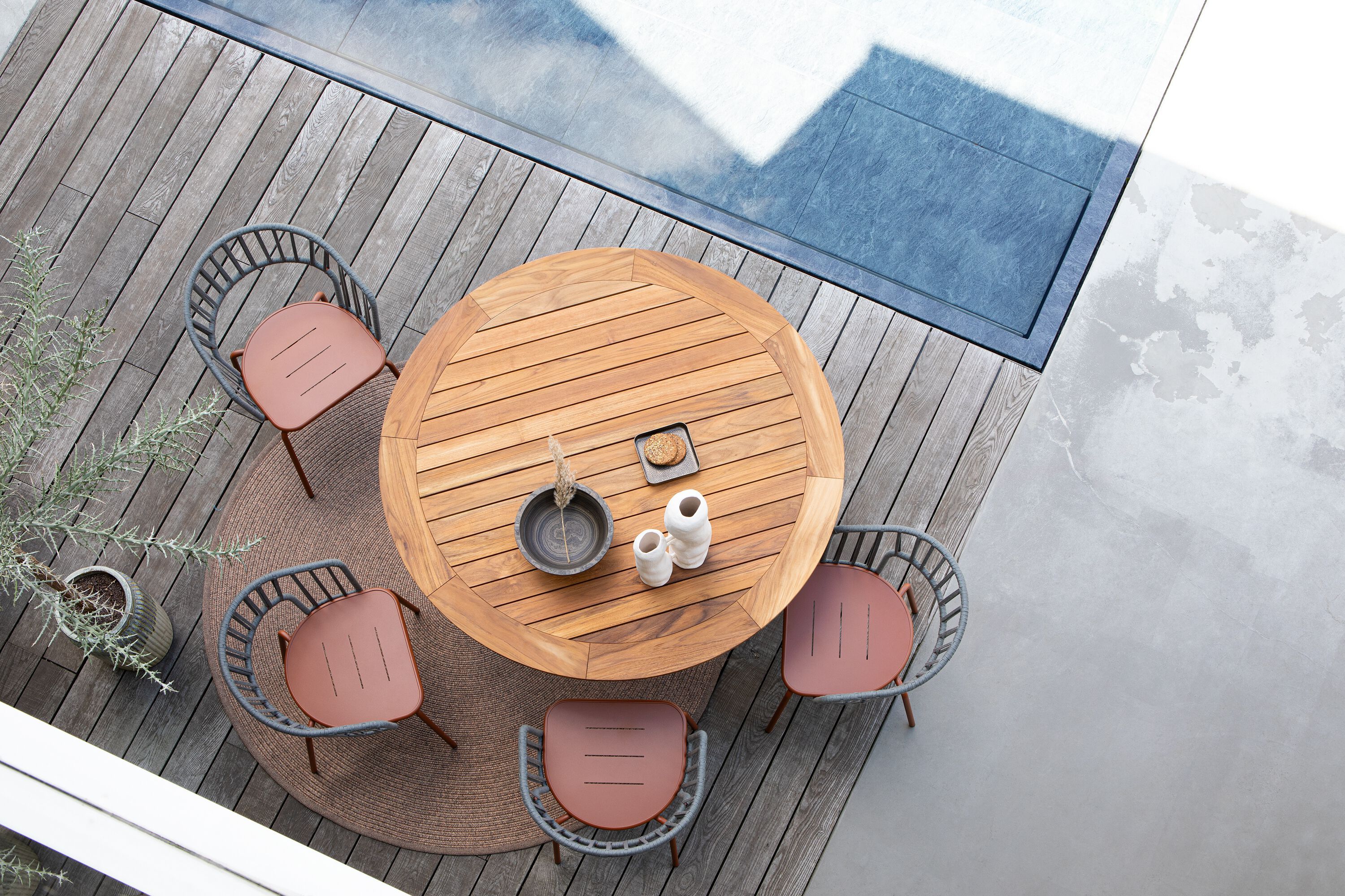 Тканевый садовый стул с подлокотниками Atmosphera Onda ARCH-00138580 - Вид №6