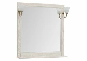 Зеркало Aquanet Тесса Декапе 85 жасмин/золото