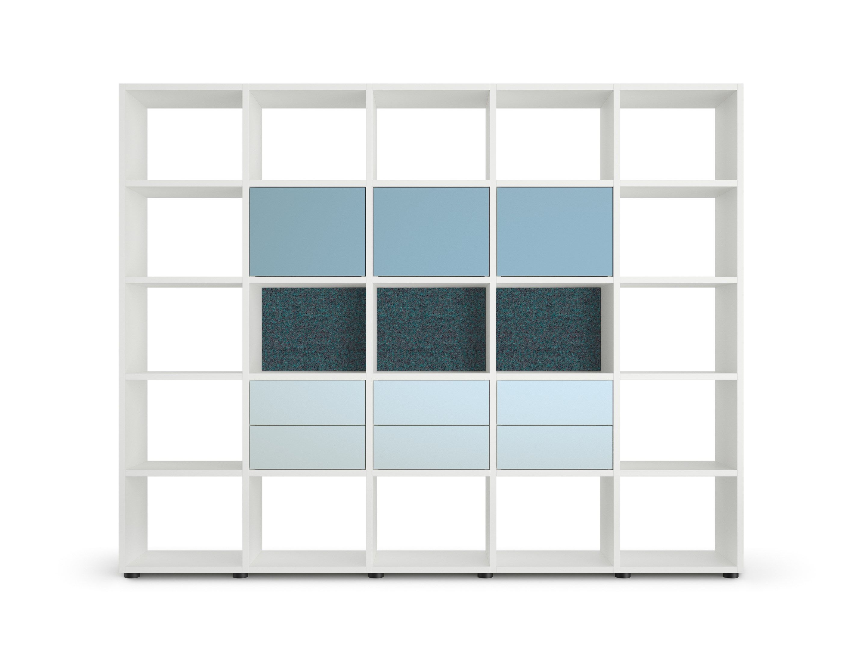 Модульный офисный книжный шкаф werner works basic view ARCH-00090046 - Вид №6