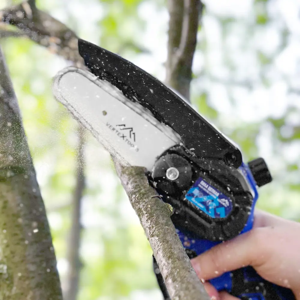 Аккумуляторная цепная пила VERTEXTOOLS VCPC-21 - компактная для сада и мастерской 89401215 STLM-1576609 - Вид №8