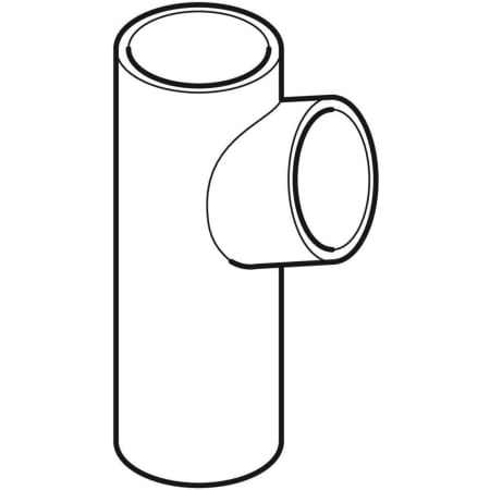 GEBERIT 366.159.16.1 Тройник Geberit PE 88,5°  - Вид №1