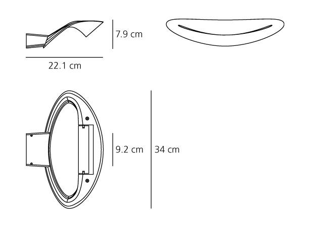 Artemide MESMERI 0918020A настенный 104487 - Вид №3