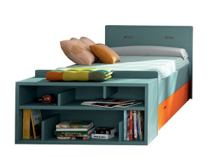 Односпальная кровать для хранения МДФ