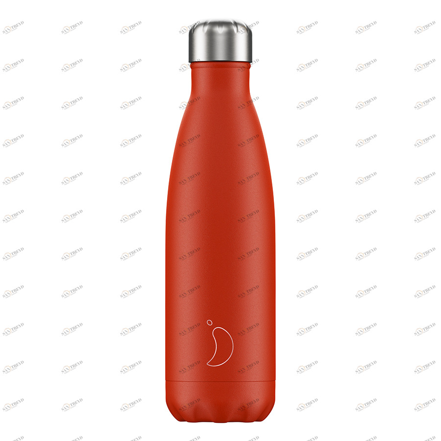 Термос 500 мл красный Neon Red CHILLY'S BOTTLES ДИЗАЙНЕРСКИЕ 00-3948012 Красный 