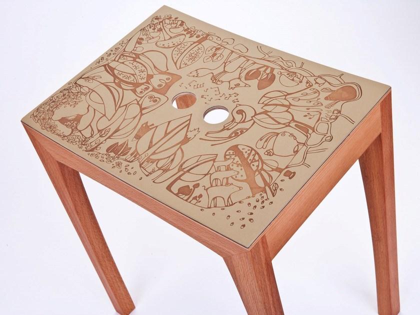 sixay furniture Низкий деревянный табурет в современном стиле Otto sun-id-1371450 - Вид №5