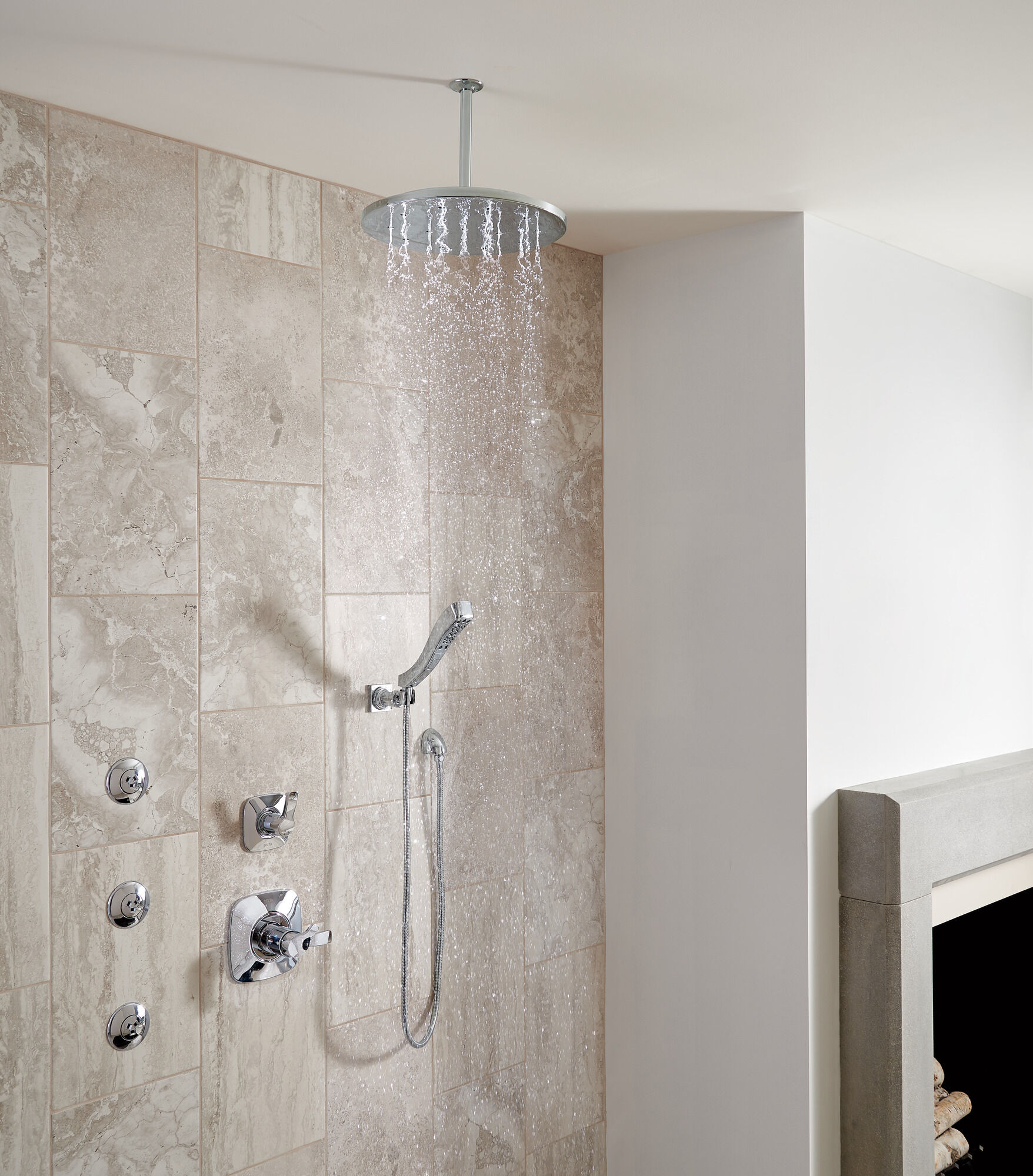 T17T052-PN Трим только для клапана серии TempAssure® 17T Delta Faucet Tesla Полированный никель - Вид №2