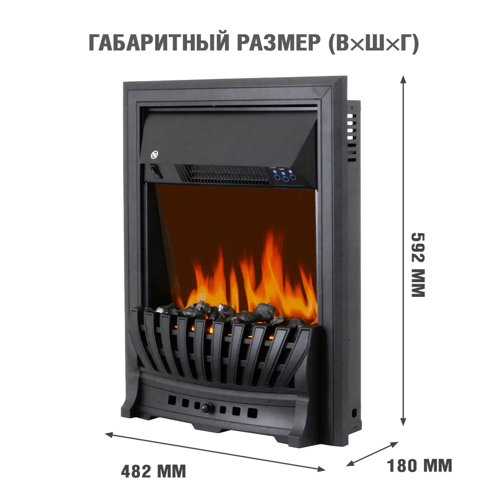 Электрический очаг Royal Flame Aspen Black 1.5 кВт 89396874 STLM-2135015  - Вид №2