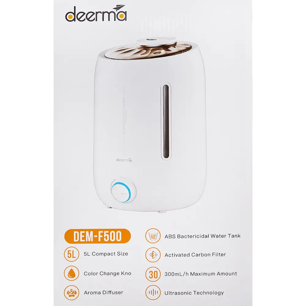 Увлажнитель воздуха ультразвуковой Deerma White DEM-F500 цвет белый 82999519 STLM-2025211 Santreyd  - Вид №4