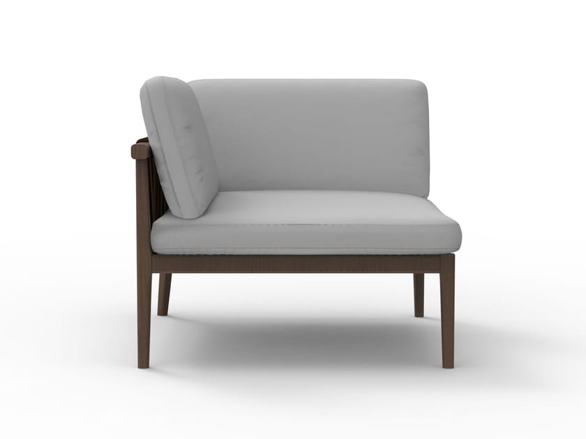 Угловой модуль для садового дивана в iroko Rever Искья ARCH-00018378