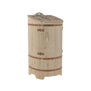 1658 Фитобочка со скосом "Стандарт" цвет натуральный, фурнитура 051 Alyarus