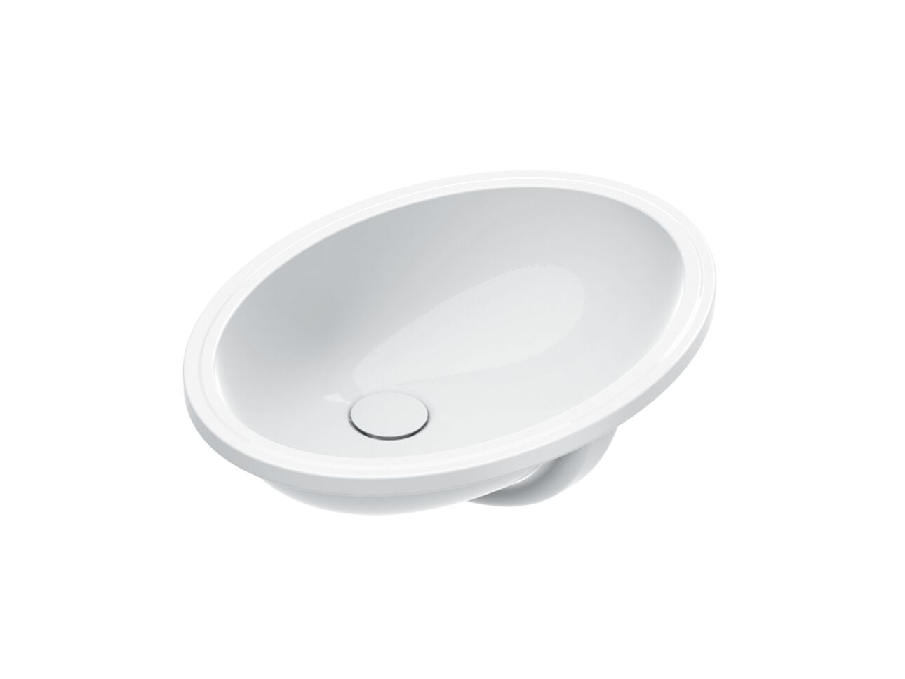 Утопленная раковина с одной овальной столешницей CERAMICA CATALANO Italy ARCH-00115569