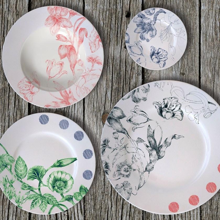 Francesca Colombo Фарфоровая тарелка Marie antoniette 2020 sun-id-1370382 - Вид №3