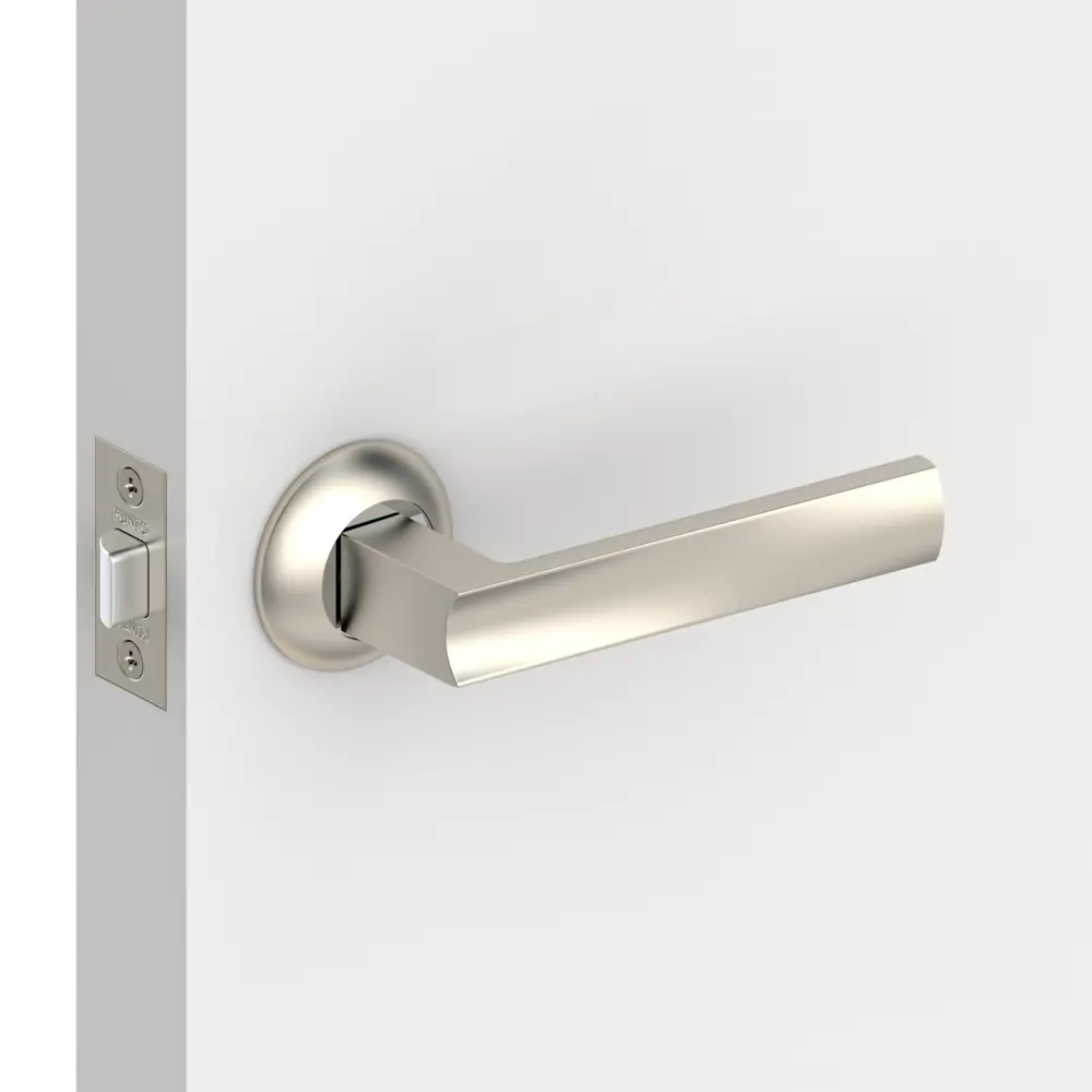 Дверные ручки Ajax Ergo JR/HD SN/CP, без запирания, комплект, цвет матовый никель/хром STLM-2120397 - Вид №6