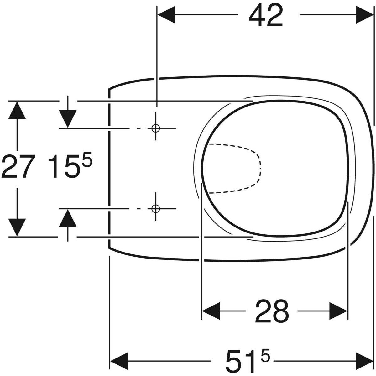 Подвесной туалет в витрине Geberit Fantasia ARCH-00083114 - Вид №2