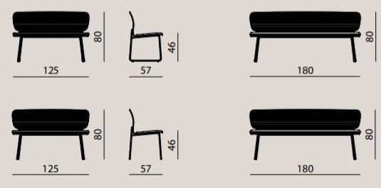 Kastel Деревянная скамейка со спинкой sun-id-1423288 - Вид №8
