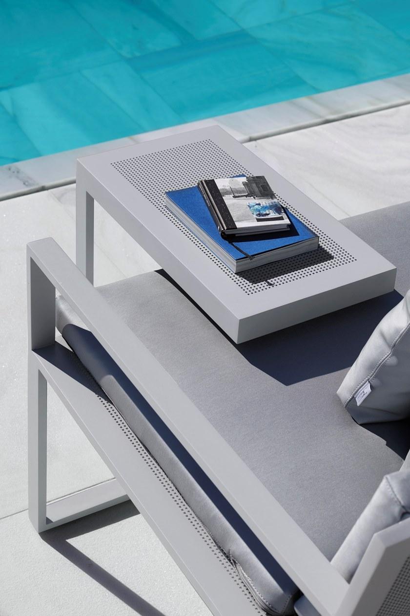 GANDIABLASCO Прямоугольный садовый столик из термолакированного алюминия Blau sun-id-1401968 - Вид №1