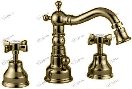 Смеситель MIGLIORE Princeton ML.PRN-825.RA для ванны - медь, на 3 отверстия 