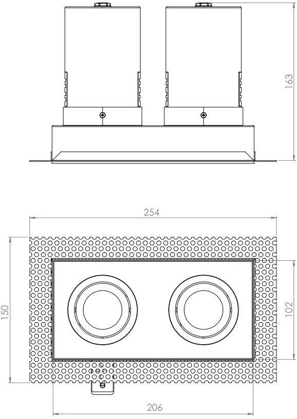 Astro Lighting Встраиваемый точечный светильник из стали  1248008  - Вид №1