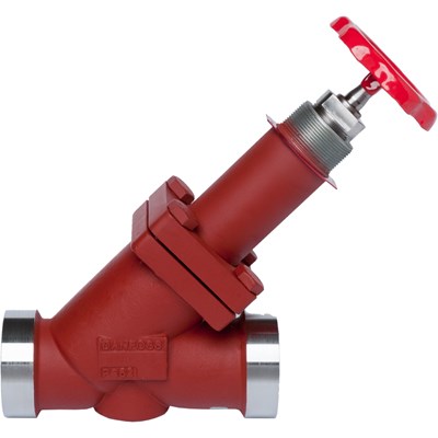 Danfoss SVA-L — запорные клапаны с удлиненным штоком SVA-L 15 D STR H-WHEEL Запорный клапан 148B5250 