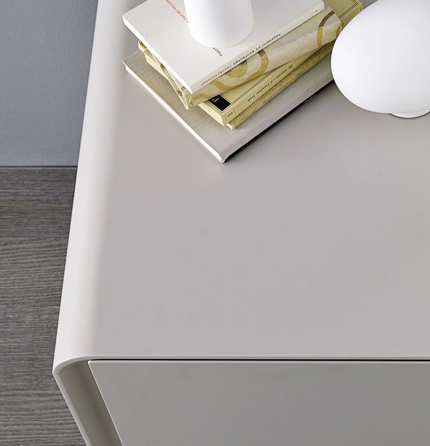 MisuraEmme Тумбочка прикроватная лакированная прямоугольная с ящиками Misuraemme sun-id-1374932 - Вид №2