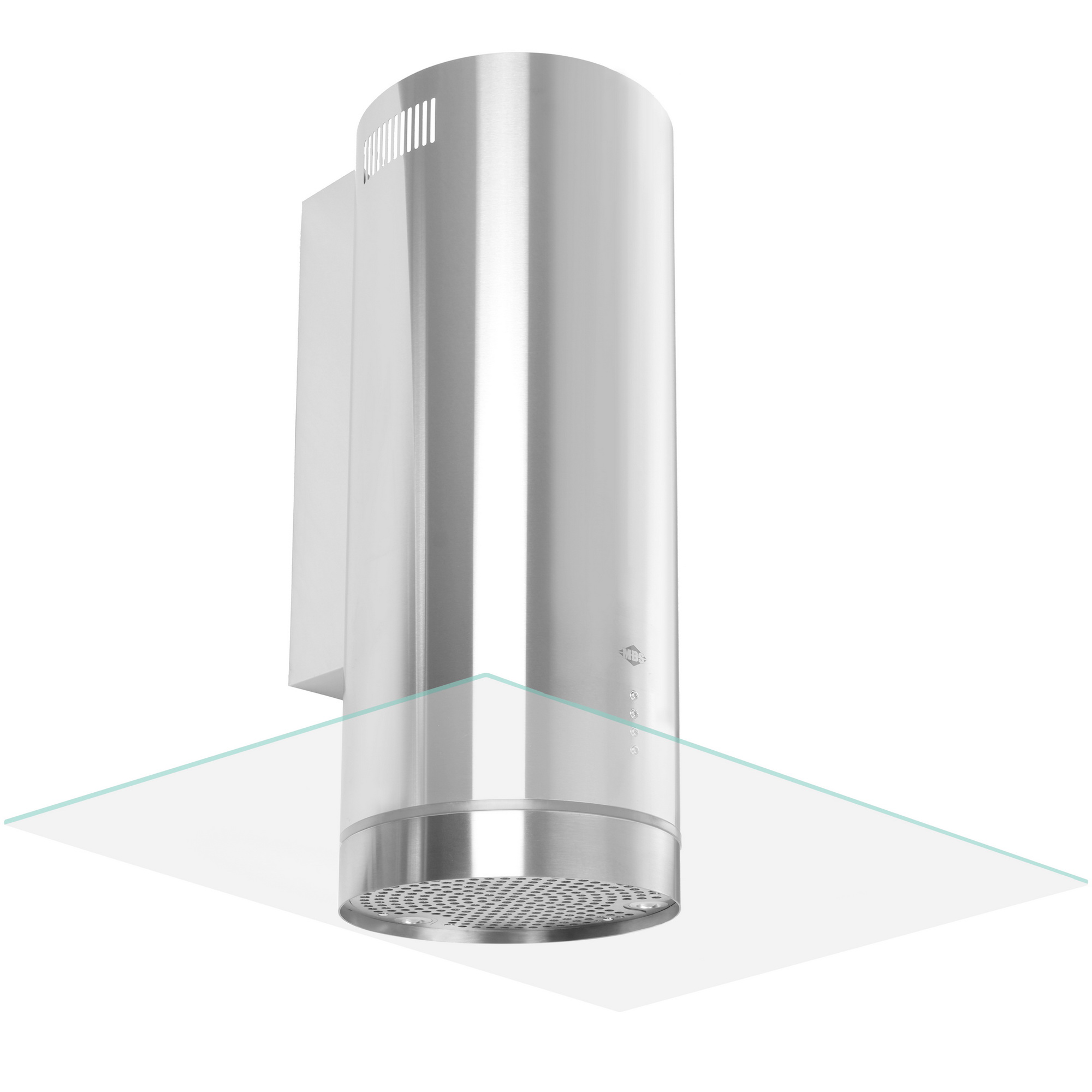 8130132 Вытяжка каминная MBS LILIA 190 GLASS серебристый/прозрачный STDN-0045460