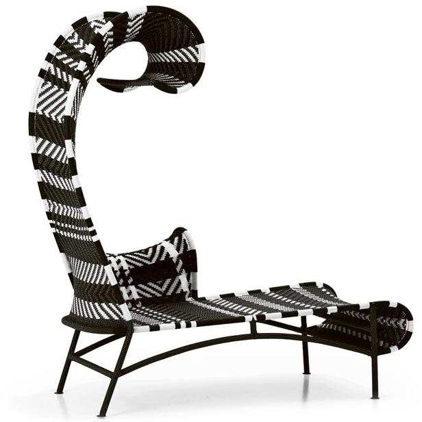 Moroso Садовая кушетка из цветных полиэтиленовых нитей M'afrique sun-id-1381407 - Вид №4