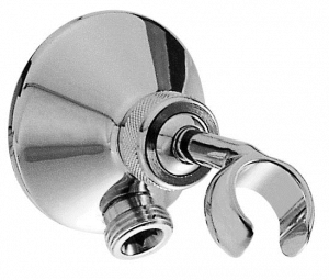 33600-CR CARIMALI Настенный скрытый регулируемый конический держатель с кронштейном "K"