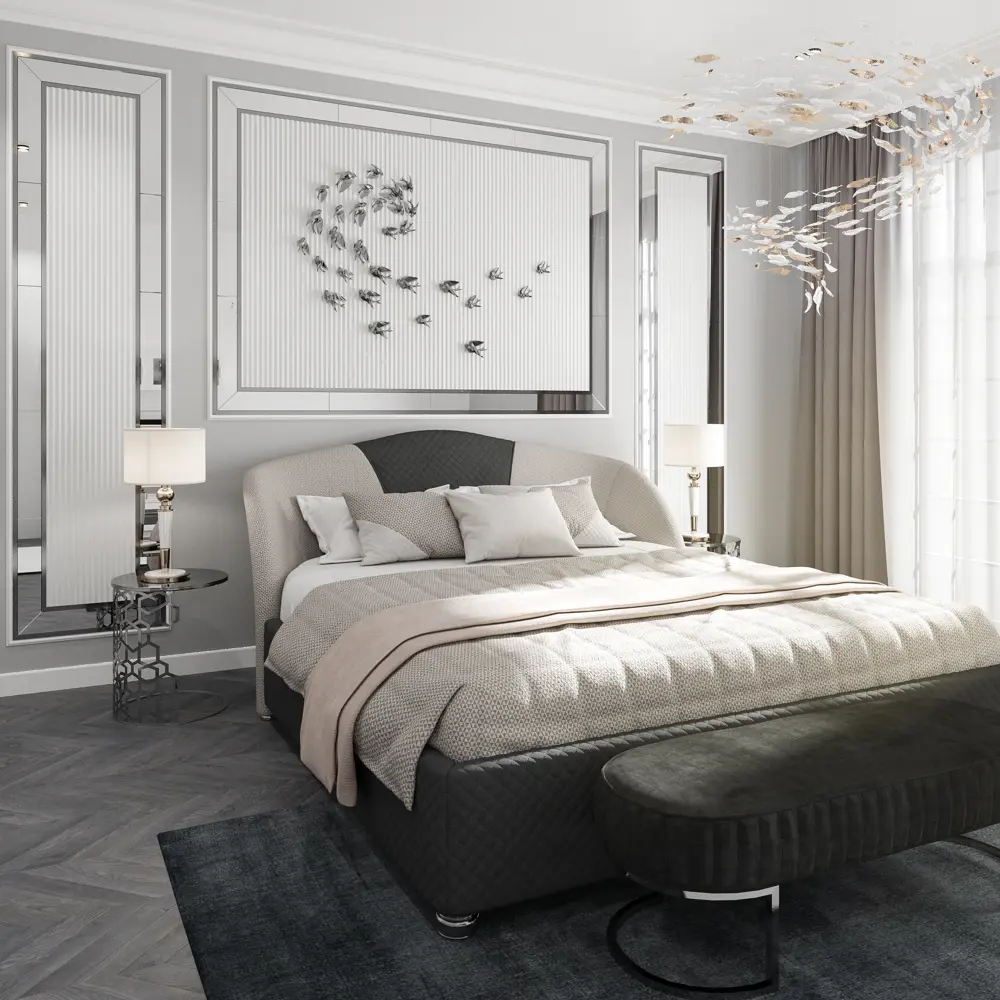 Панель настенная полистирол ударопрочная Decor-Dizayn DD908-14 белая 180x10x2000 мм 86543067 STLM-2204939  - Вид №2