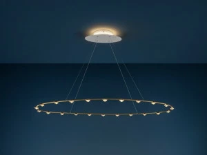 Catellani & Smith Светодиодный подвесной светильник из латуни Petites lentilles Pl22