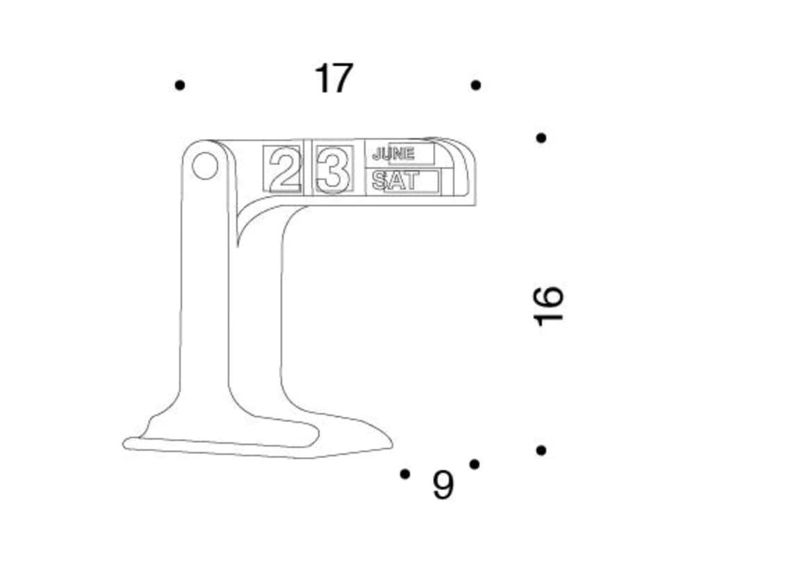 Вечный календарь In Stock датский Милан ARCH-00003842 - Вид №1