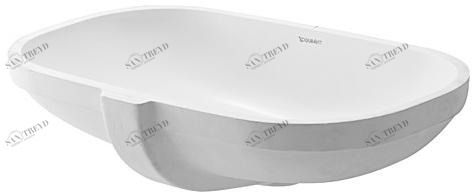 033849 Накладная раковина под столешницу  овальная Duravit D-Code