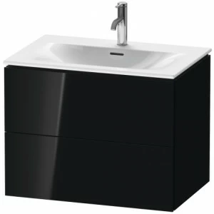 LC630604040 L-Cube Тумбочка подвесная Черный глянцевый лак