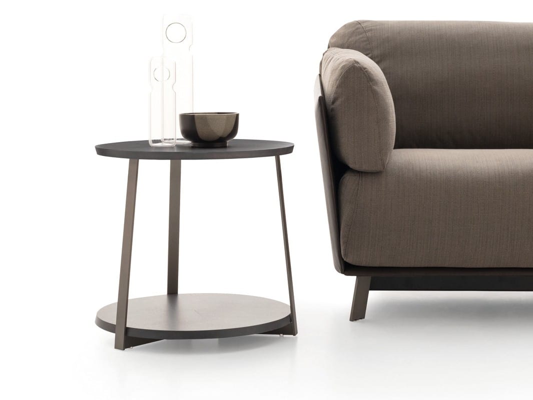 Высокий деревянный журнальный столик с журнальной стойкой Ditre Italia Kailua ARCH-00061621