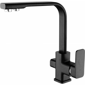 GZ 12025C Смеситель для кухни с подключением к фильтру с питьевой водой Ganzer Черный